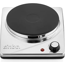 Sinbo SCO5038 Electric Cooker, Inox, Hot Plate, Single Burner, 1500 Watt