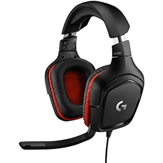 Logitech G G332 Wired Ear top player headset, 50 mm audio drivers, 1 mute microphone, 2m cable length, black