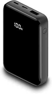 10000mAh 5v/2a Power Bank for Heated Vest, Heated Jacket, Heated Clothing, Packet Size Portable Charge, LED Display Small Battery Pack for iPhone, Samsung