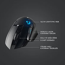 Logitech G G502 LIGHTSPEED Wireless Player Mouse, Hero Sensor, 25,600 DPI, 400 IPS Monitoring Speed, 1 Ms Notification Rate, 114 gr Weight, Black