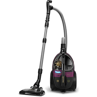 Philips XB9155 / 07 Triactive Ultra Title and PowerCylone 10 Technology with Premium Powder Bagless Vacuum Cleaner, Dark Lilac