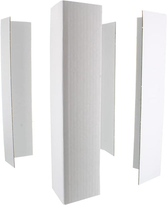 Culpitt 12" Cake Box Extension Corner Cake Cards, Pack of 4, White, Easily Protect Tall Celebration Cakes, Stacked Cakes, and Wedding Cakes