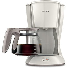 Philips HD7461/00 New Daily Aroma-Swirl coffee maker with automatic shut-off, glass jug, white/beige