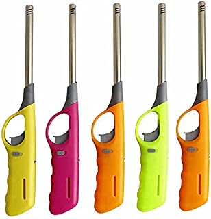 L&H: 5X Large BBQ Lighters Refillable Safety Gas Candle BBQ Fire Lighter UK SUPPLIER