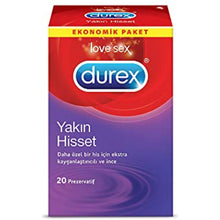 Durex Felt Close Fine Condom, 20's Advantage Package i 1 Pack (1 x 20pcs)