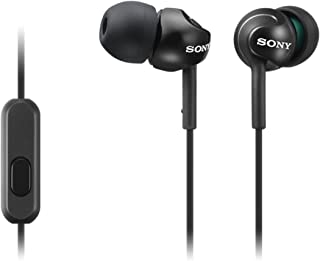 Sony MDREX110APB.CE7 Deep Bass Earphones with Smartphone Control and Mic - Metallic Black