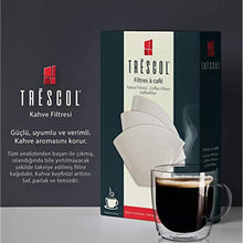 Tréscol Coffee Filter Number 4 (Large Size) Natural Paper 3X100 Pack of 300