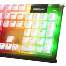 Steelseries prismcaps - double-sided keypad set, "pudding" looking, compatibility with all standard mechanical keyboards - MX pulse - white (UK keyboard layout)