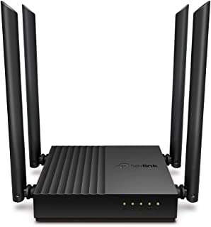 TP-Link AC1200 Dual-Band Gigabit Wi-Fi Router, Wi-Fi Speed up to 1200 Mbps, 4×Gbps LAN Ports, Advanced security with WPA3, with MU-MIMO, No configure required (Archer C64)