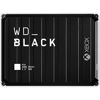 WD, Black 5TB P10 Game Drive Compatible with Xbox, WDBA5G0050BBK-Wesn