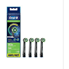 Oral-B Toothbrush Replacement Head Cross Action Black 4pcs