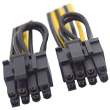 Alfais 4302 PCI E 8 Pin (6 + 2) 2x PCI-E Screen Card Power Multiplexer Cable