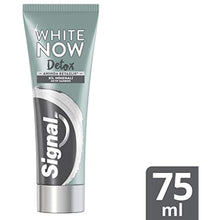 Signal White Now Detox active coal toothpaste, 75 ml