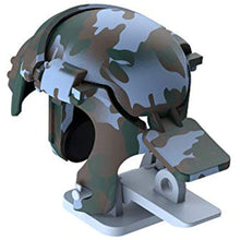 Baseus Mobile Game Control Apparatus, Camouflage Patterned Dark Green, Pubg Mobile Helmet, Mobile Gamepad, Fire / Trigger / Control / 4 Finger Use, Mobile Phone / Tablet Compatible Apparatus
