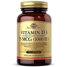 Solgar Vitamin D3 1000 IU 1 Package (1 x 1 Stück)