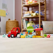 LEGO DUPLO Town Farm Tractor and Animal Care 10950 A Creative Game Set with Toy Tractor for Little Kids and 2 Sheep (27 Pieces)