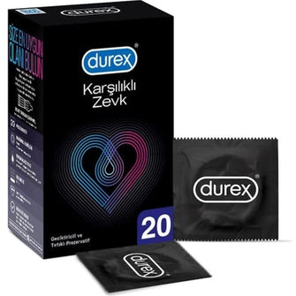 Durex Mutual Pleasure Retardant Condom 20s Advantage Package i 1 Package (1 x 20pcs)