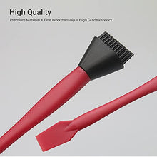 ZIEM 4PCS Woodworking Glue Tools Kit Silicone Glue Kit Narrow Brush Wide Brush Soft Silicone Thin Shovel Flat Glue Tray Wood Adhesive Woodworking Glue Spreader Applicator Set