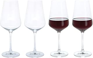 Dartington Crystal ST3286/3/4PK - Cheers Crystal Red Wine Glasses, Set of 4, 8 x 8 x 24 cm