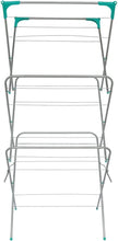 Ram 3 Tier Deluxe Airer Foldable Heavy Duty Clothes Airer With 4 CORNER HOOKS And Sock Dryer 14M Airing Capacity