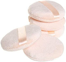 Cosmetic Powder Puff, 5 Pieces Cosmetic Soft Sponge Small Round Face Foundation Facial Makeup Blending Puff Beige