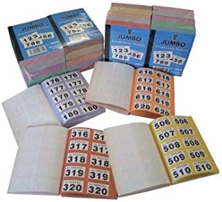 Arpaca Tombola 1 to 1000 Jumbo Tickets Cloakroom Notebook