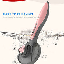 Sunydog Cat Self Cleaning Slicker Brush Dog Brush Pet Push Hair Comb Pet Grooming Tool Stainless Steel Pins for Shedding and Grooming