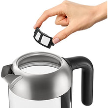 Philips HD9339/80 Glass Kettle, 1.7 Liter (Led Lighting, Dry Run Protection, Removable Micro Strainer Filter, 2200 W)