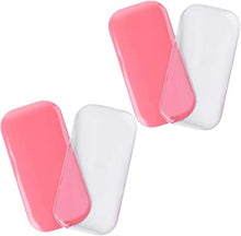 4 Pcs Reusable False Eye Lashes Holder Silicone Pads Pallet, Holder Pad for Eyelash Extensions, 4.3'' x 2.2'' Lash Stands Forehead Glue Pallet