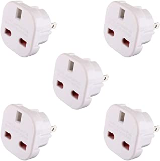 Gadgets Hut UK - 5 x UK to US Travel Adaptor suitable for USA, Canada, Mexico, Thailand - Refer to Product Description for Country list