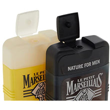 Le Petit Marseillais Vanilla Milk 400ml + Men Series Juniper Tree and Funger 400ml Shower Gel Set 1 Package (1 x 800ml)