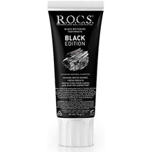 R.O.C.S. BLACK EDITION COMBUS CONFIDENTLY WHITENING Toothpaste 1 Package (1 x 74 g)