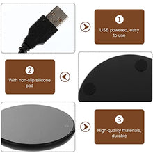 SOLUSTRE Coffee mug, warmer, auto-off, cup, warmer, USB, electric drinks, warming plate, tea, water, cocoa, milk, use for home, office, desk