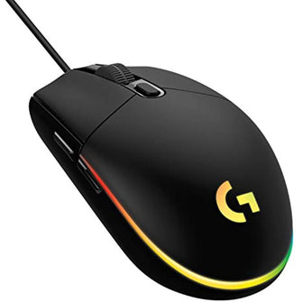 Logitech G G102 Wired Player Mouse, LIGHTSYNC RGB Lighting, 8,000 DPI, 6 Programmable Keypad, Black