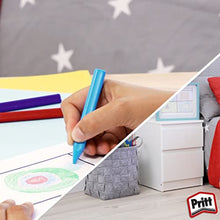 Pritt 12's Jumbo Triangle Deletable Pastel Paint (Candle Paint) + Eraser and Sharpener Gift