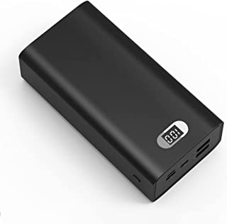 Portable Charger 30000mAh High Capacity Power Banks External Backup Battery Pack 2 USB Ports Quick Charge LCD Display 3 Input Powerpack for iPhone Samsung iPad Huawei Mobile Phones Nintendo Switch