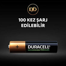 Duracell rechargeable AAA 900mAh batteries, 2, 1 pack