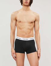 Cotton Stretch low-rise trunks pack of three