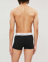 Cotton Stretch low-rise trunks pack of three