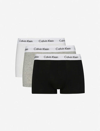 Cotton Stretch low-rise trunks pack of three