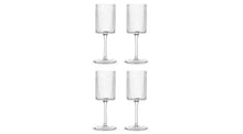 Habitat Ribbed Set of 4 Wine Glasses