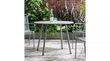 Ipanema 4 Seater Metal Garden Table - Grey