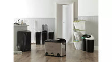 Trio of Recycling Bins - Black