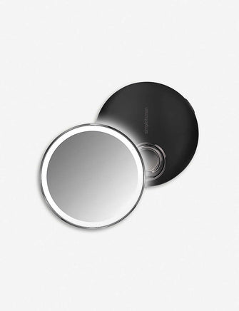 Rechargeable sensor compact mirror