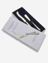 Champagne Mirage stainless steel butter knife and cheese knife set