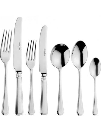 Grecian 7-piece stainless steel place set