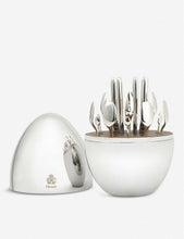 Aperitif silver-plated stainless steel cutlery set of 24