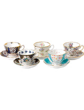 100 years 5-piece cup and saucer set (1900-1940)