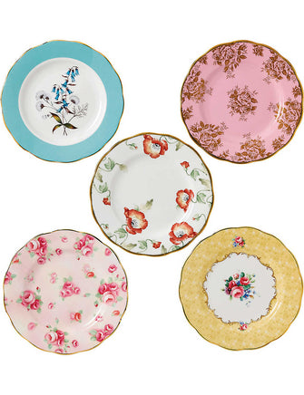 100 years 5-piece side plate set (1950-1990)