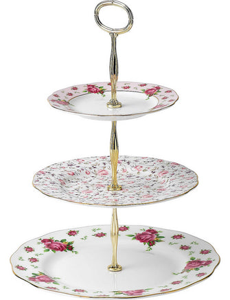 New Country Roses 3-tier cake stand